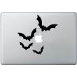 Sticker décoratif de Halloween : Chauves souris - Adhésifs et autocollants déco pour murs, ordinateurs et tablettes. - ambiance-sticker.com